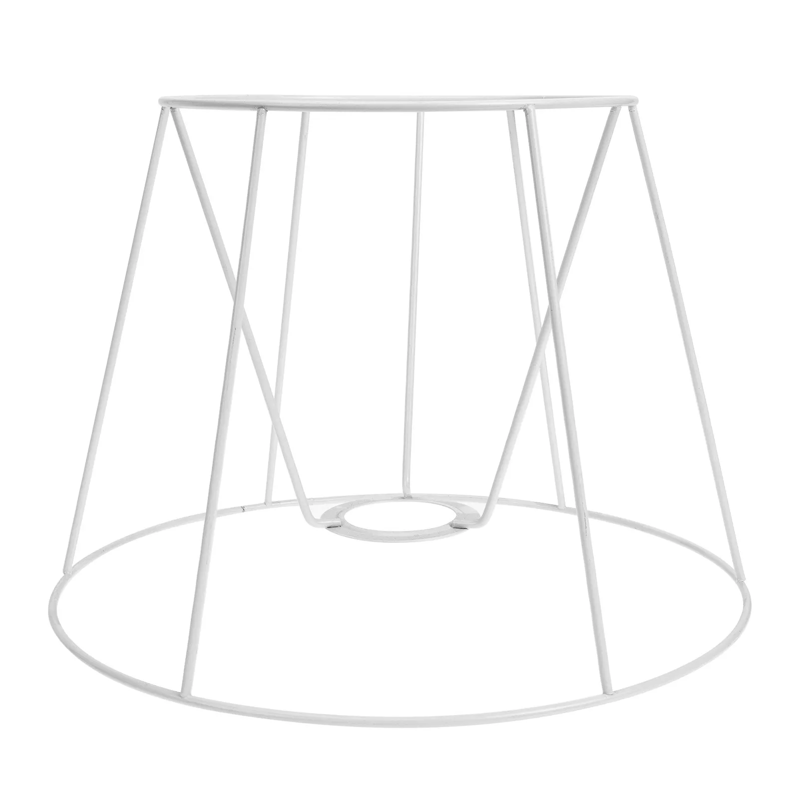 DIY Lampshade Frame Replacement Lamp Shade Holder Metal Ring Support for Desk Lamp Table Light Cage Lampshade Frames