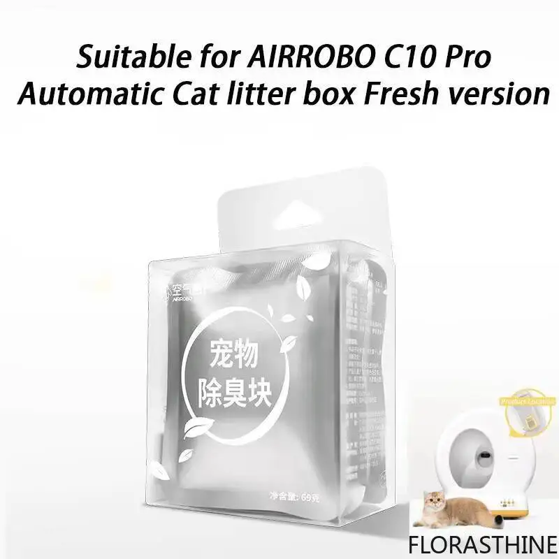 AIRROBO C10 PRO Fresh Deodorizing Cubes Replacement, Automatic Litter Cat Box Odor Eliminator Cleaning Accessories