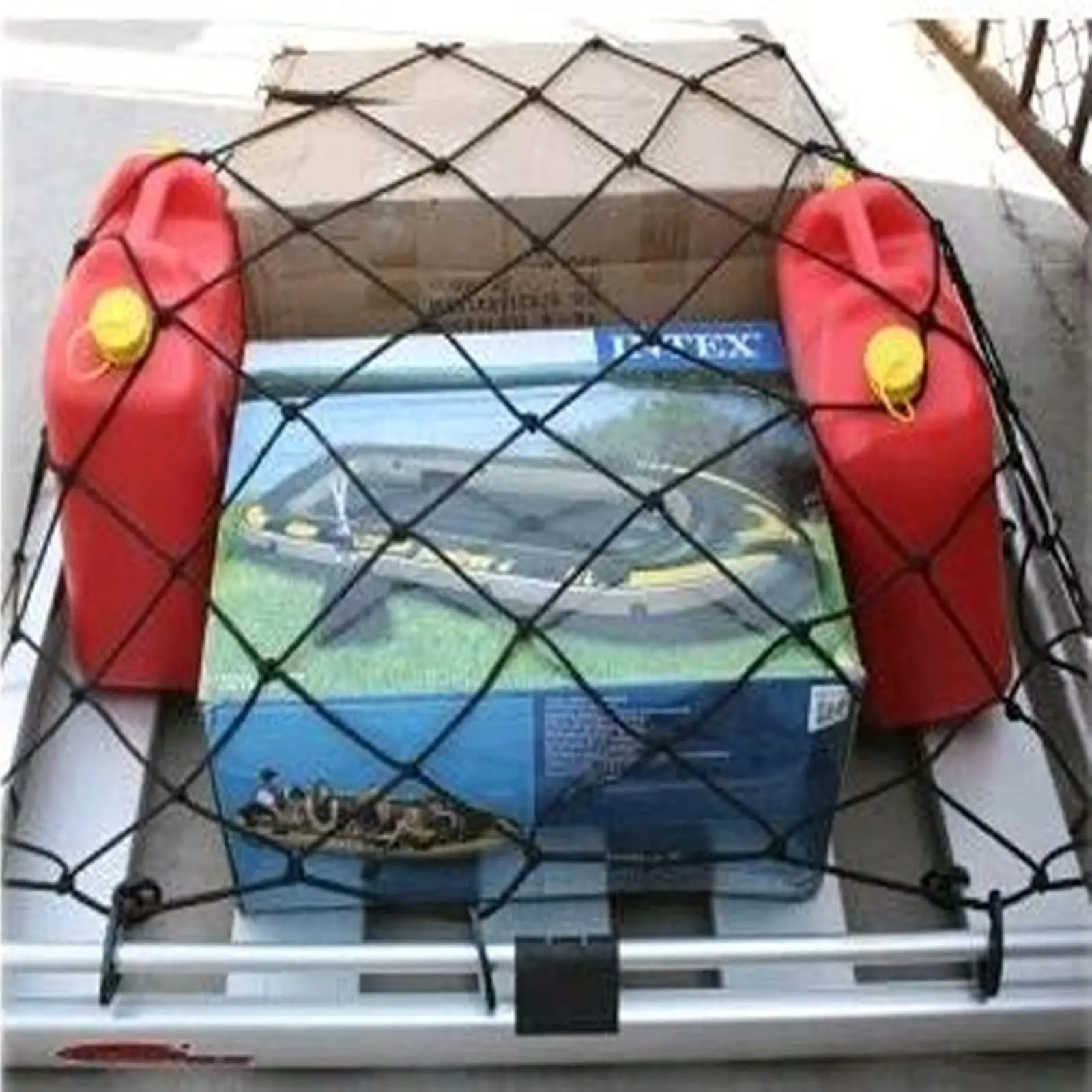 Motorcycle Luggage Net Cover Bungee Helmet Holder 30/40cm Adjustable Hooks Tank Mesh Elastic Cargo Net for Bike Scooter Motorcyc view 2