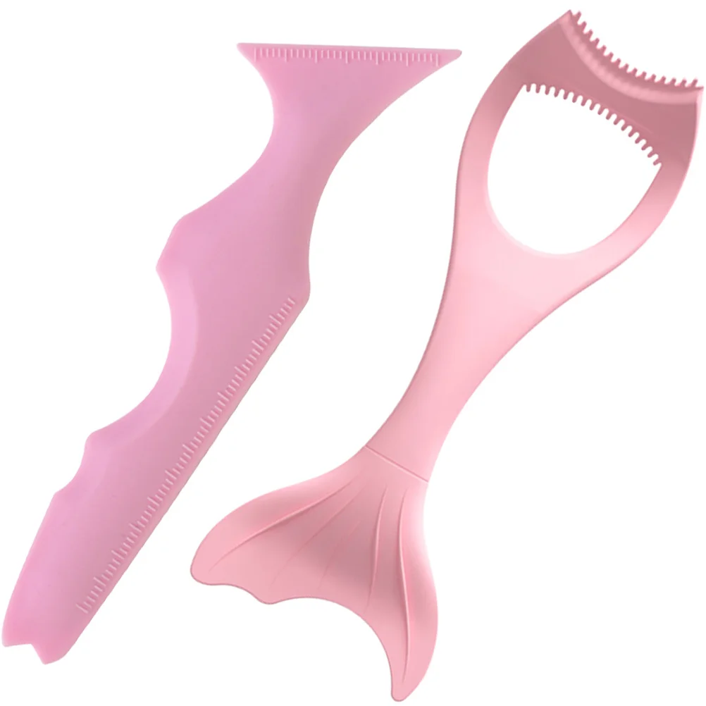 2 Stuks Siliconen Eyeliner Stencils Flexibele Herbruikbare Make-Up Gids Tool Wenkbrauw Mascara Eyeliner Aid Mascara Tekening Aids