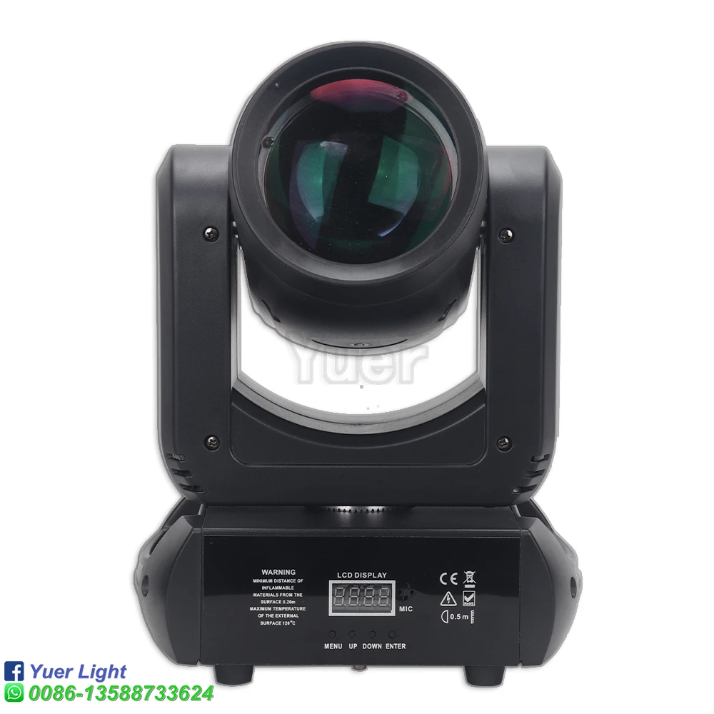 Imagem -02 - Yuer-led Spot 18 Prisma Rotativo e Led Beam Moving Head Iluminação para Disco dj Party Bar Stage Equipment Concerto 150w