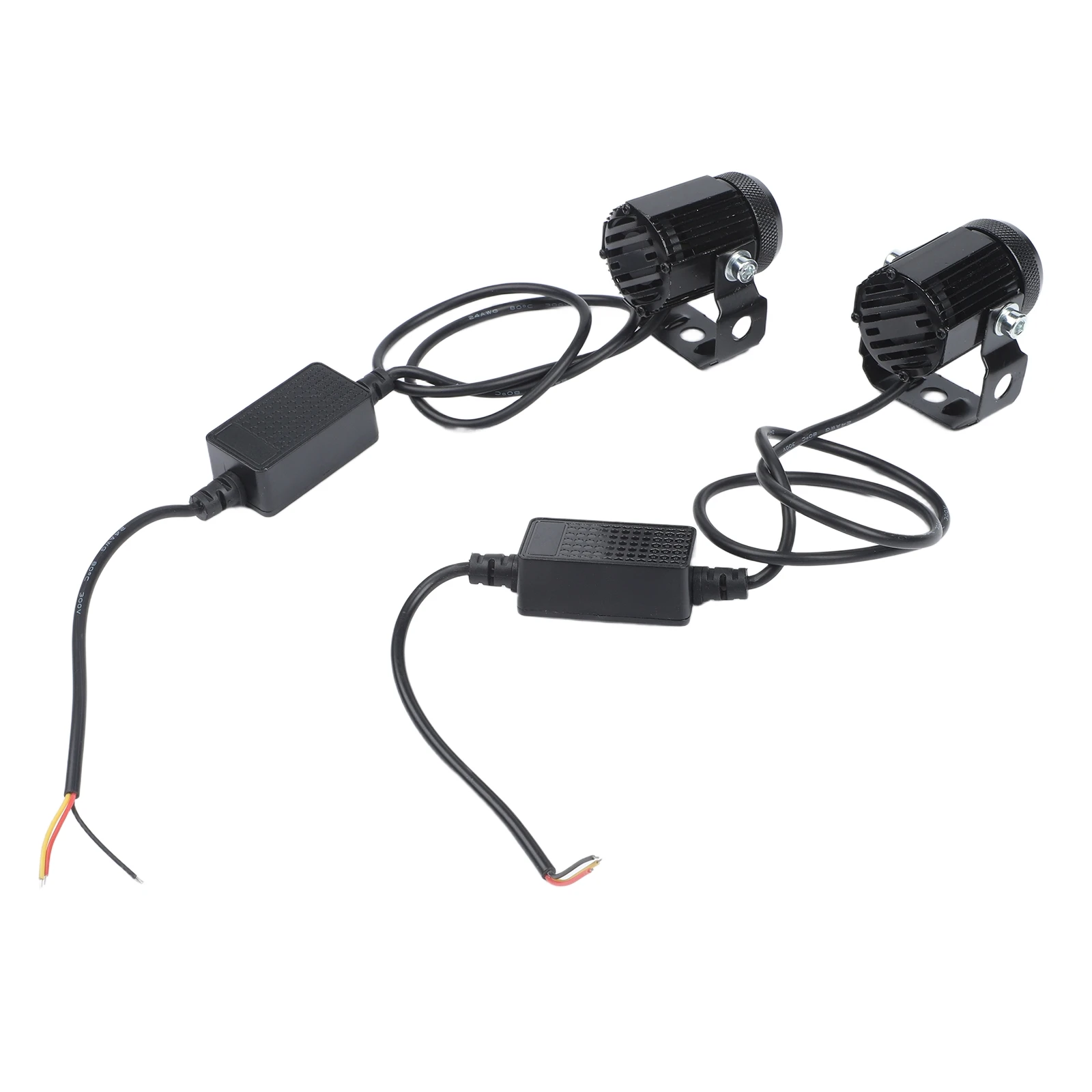 High Visibility Driving Lights Fuse Adjustable Mounting Black Waterproof Motorcycle Light Aviation Aluminum Alloy
