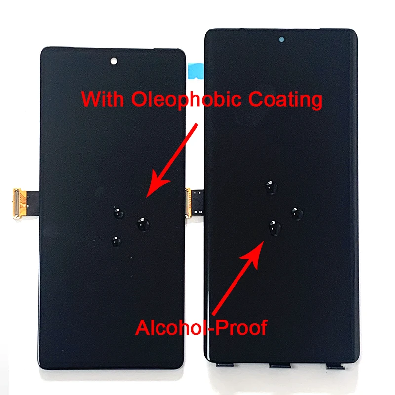 Oryginalny AMOLED 6.3 "LCD dla Google Pixel 7 Pixel7 7A ekran wyświetlacza Digitizer Panel dotykowy 6.7" dla Google Pixel 7 Pro LCD Frame