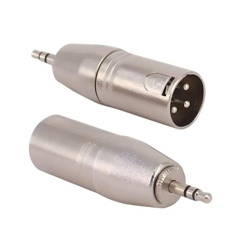 Mixing Console Camera Microphone Headphone 3.5mm Male Female to Large Three Core Balanced XLR Male Female Audio Adapter