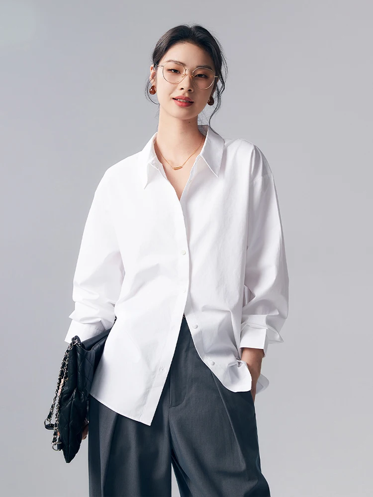 

Spring New Shirts Women White Shirt Long Sleeve Casual Blouse Tops Office Lady Temperament Blouses