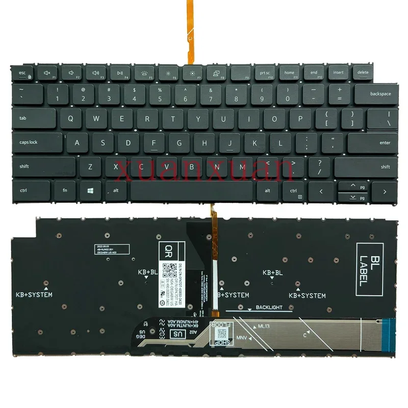 3420 Backlit Keyboard For Dell Latitude 14 3320 3420 Vostro 5310 5320 5410 5415 P143G 0PK7DT NSK-DEGABW Laptop