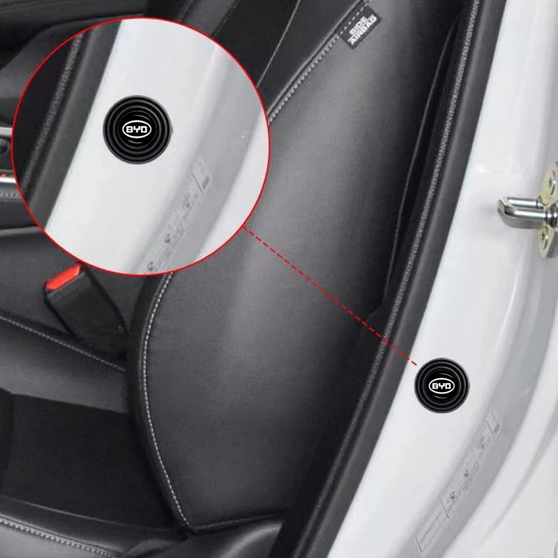 10Pcs Car Door Anti-Collision Gasket Shock Absorber Sticker For BYD Tang F3 E6 Atto 3 EV Yuan Plus Song Max F0 G3 I3 Ea1 Dmi G6