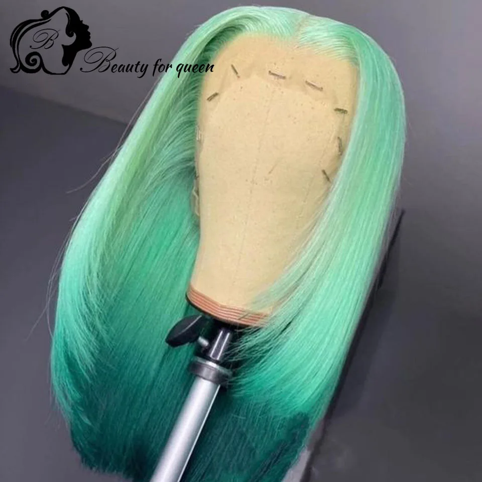 

Ombre Синий Парик из натуральных волос на кружеве для женщин Короткий парик Боб Светло-фиолетовый цвет Бразильский прямой парик Remy Bob Предварительно сорванный