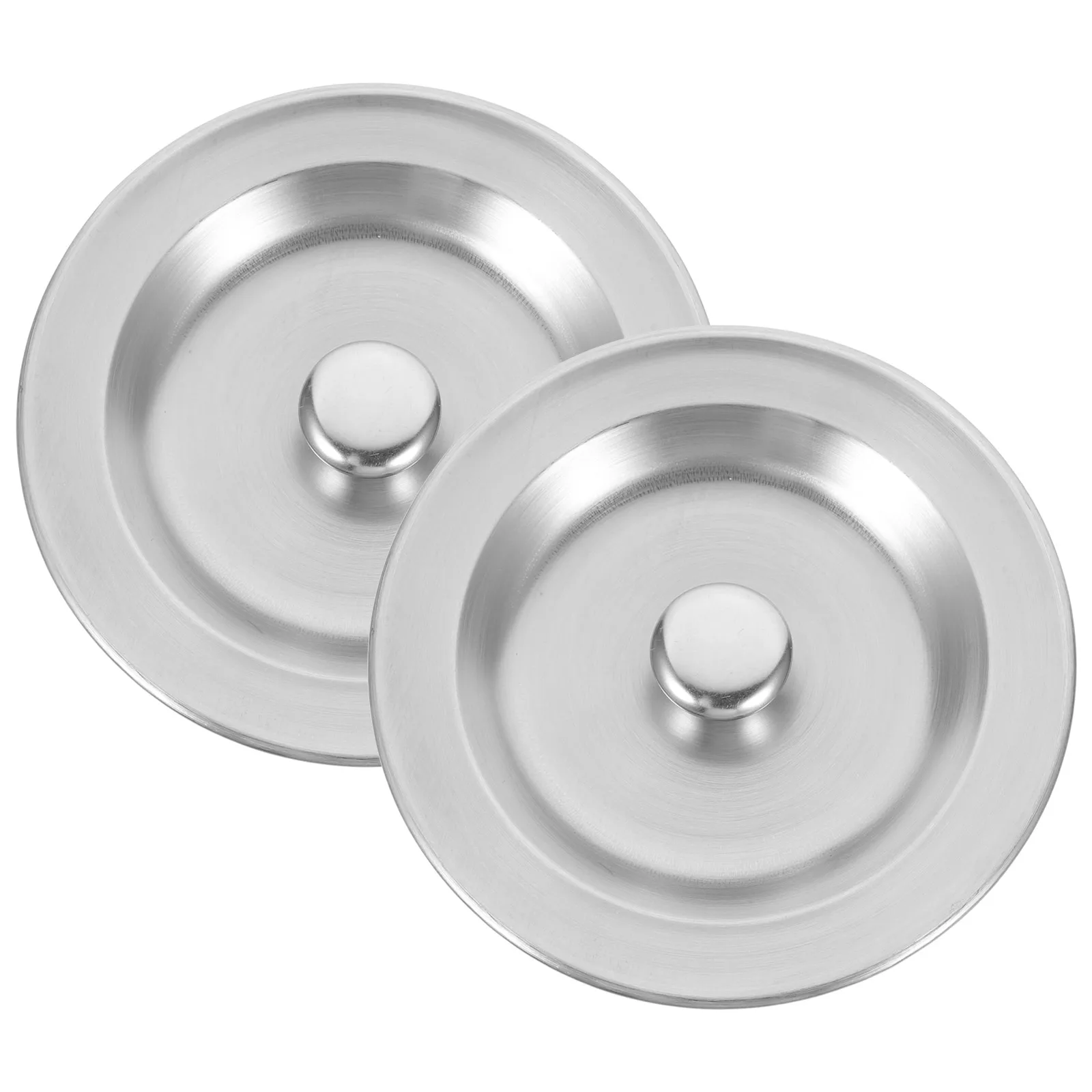 

2pcs Sink for Kitchen Drain Cover Trough Floor Hair Durable Rustproof Sealing Bathroom Compatible