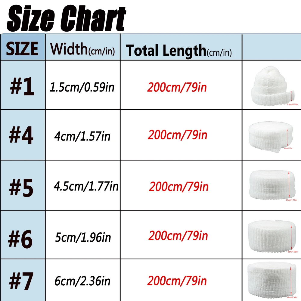 1/3Rolls Net Tubular Bandage Elastic Mesh Wound Dressing Tubing Gauze Breathable Bandage Stretch Tube Bandages for Elbow Knee