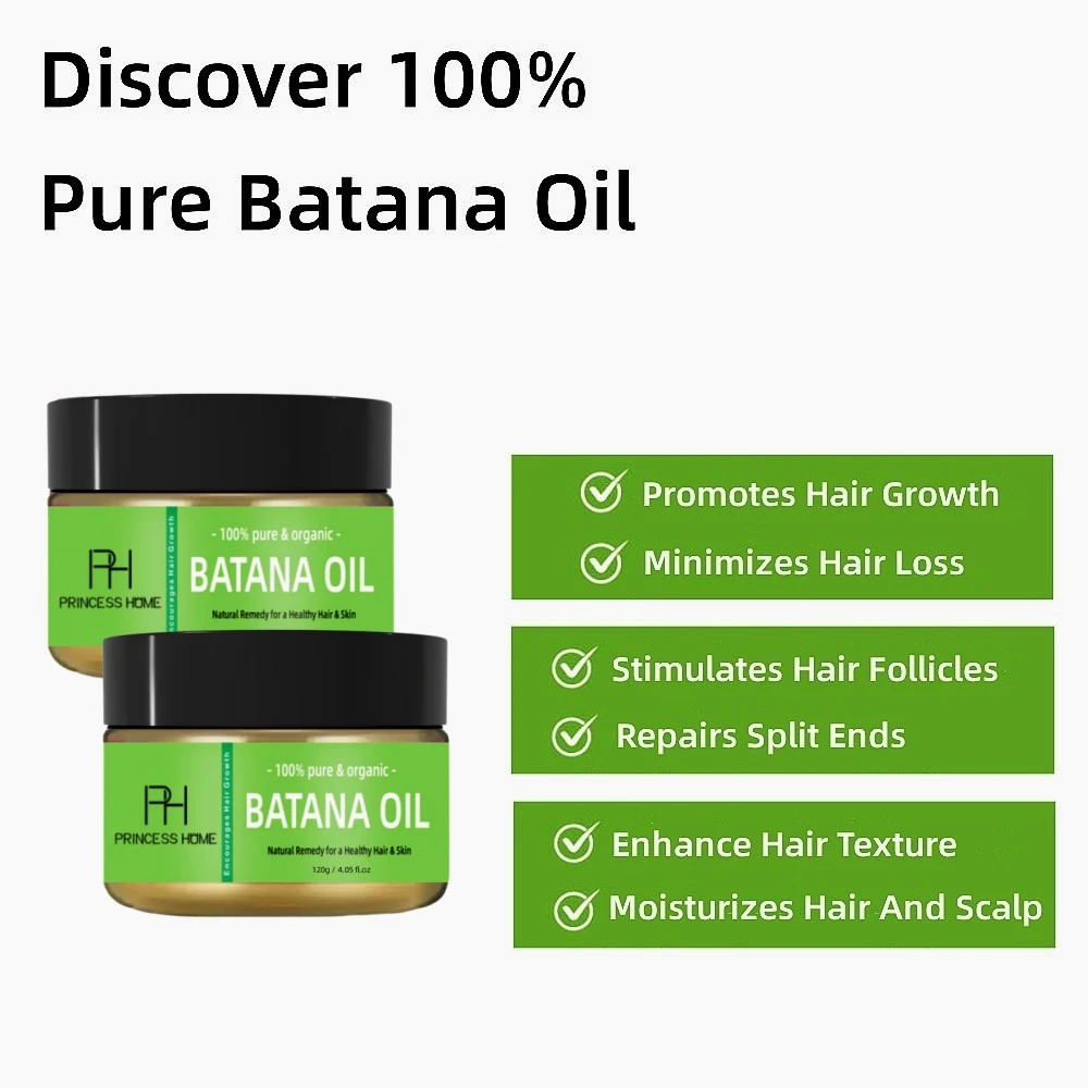 Natural Batana Hair Growth Oil For Women 100% Pure Batana Oil Hair Growth Oil Hair Regrowth Baldness Oil Hair Loss Treatment