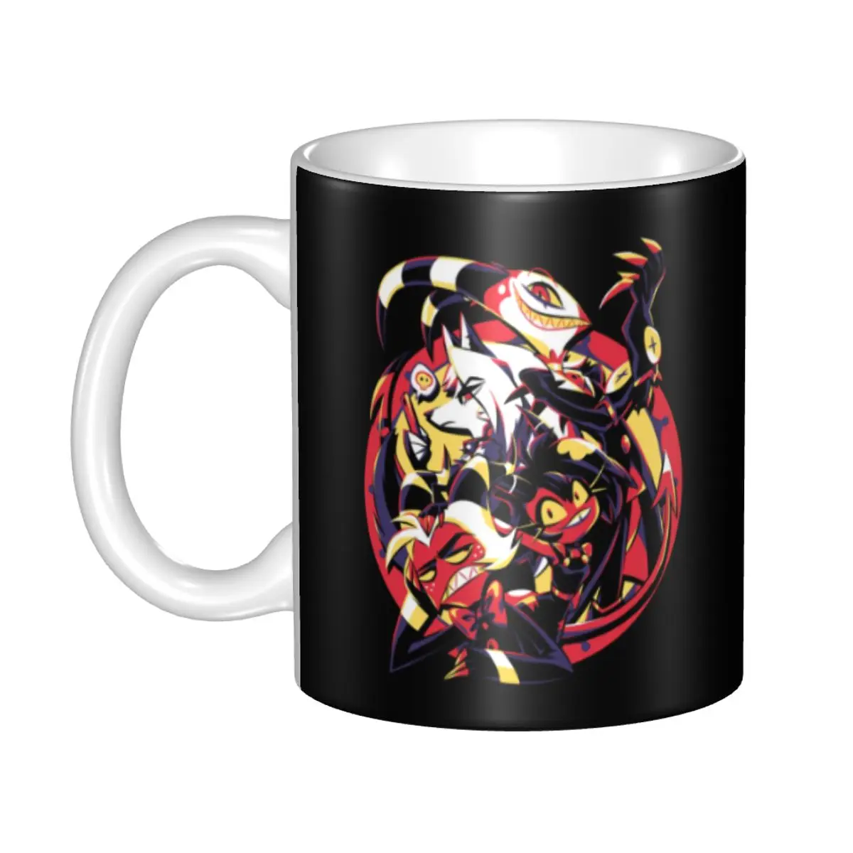 DIY Funny Cartoon Comics Tv Helluva Boss Ceramic Mug Customized Coffee Cup Creative Present