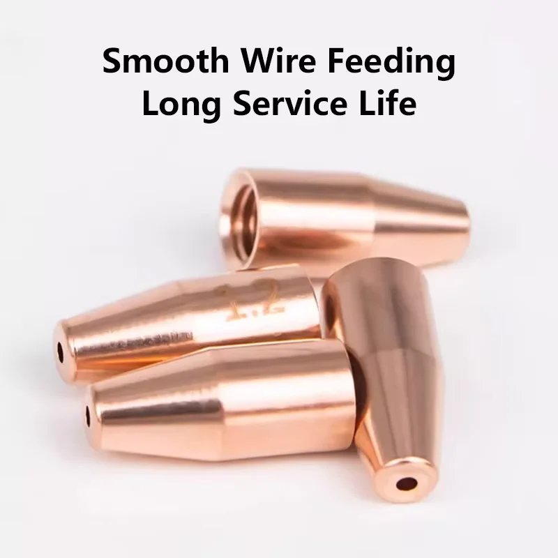 5pcs Fiber Laser Welding Wire Guide Nozzle M5 1.0/1.2/1.6 Handheld Laser Welding Wire Feed Nozzle Guide Tip for Laser Welder