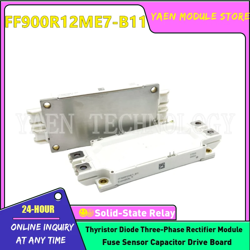 

Brand new FF300R17ME4P FF900R12ME7P_B11 FF900R12ME7P-B11 FF900R12ME7WB11BPSA1 FF900R12ME7-B11-ENG IGBT module