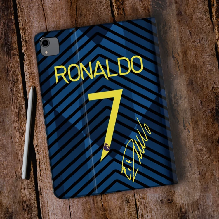 Imagem -02 - Silicone de Luxo para Ipad Estrela do Futebol R-ronaldo Ipad 10 ar Mini Pro 11 Case de