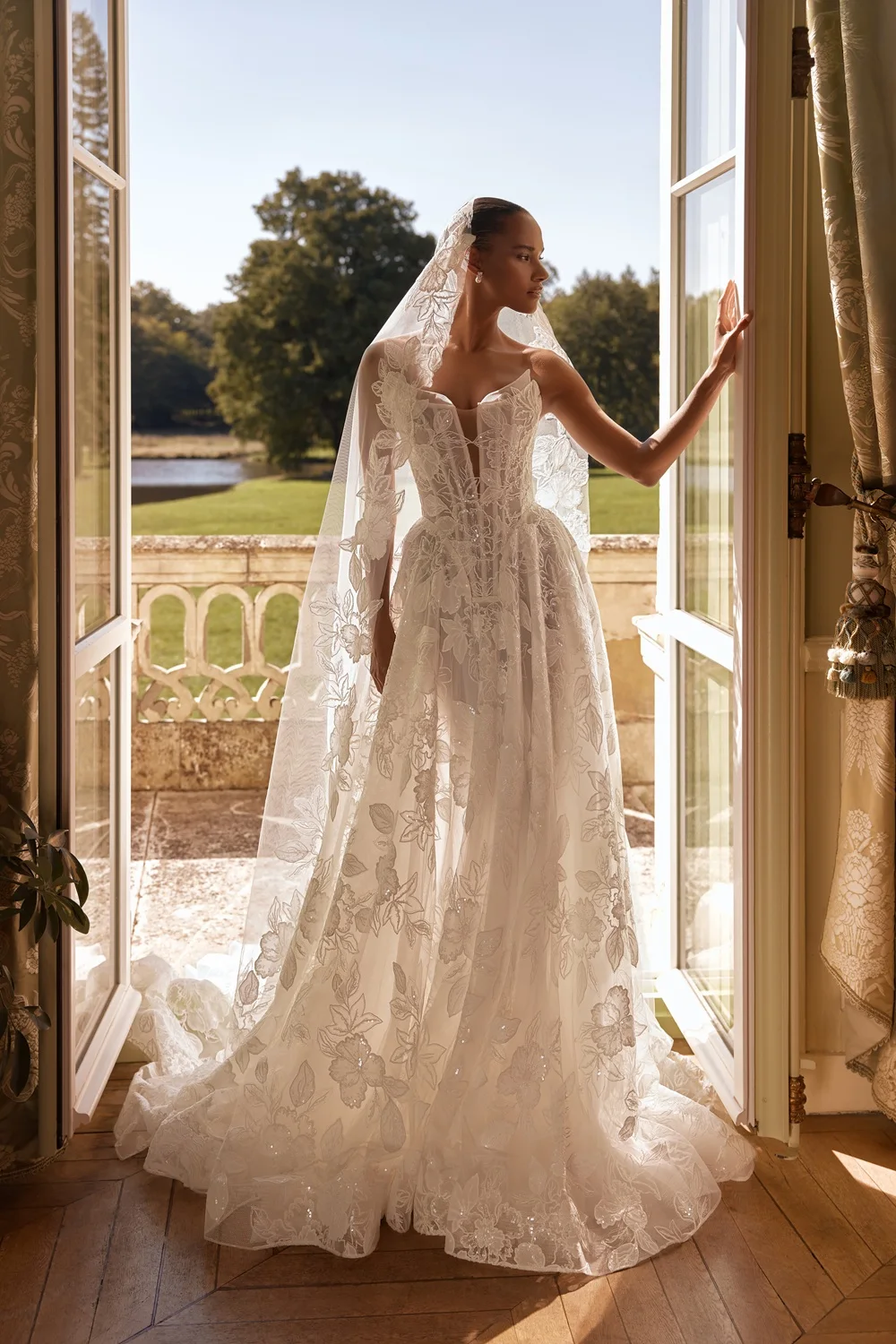 

A line Wedding Dresses Lace Dress Vestido De Noiva Minimalista For Woman Elegant Casamento Princesa Vestidos Civil Bespoke Bride