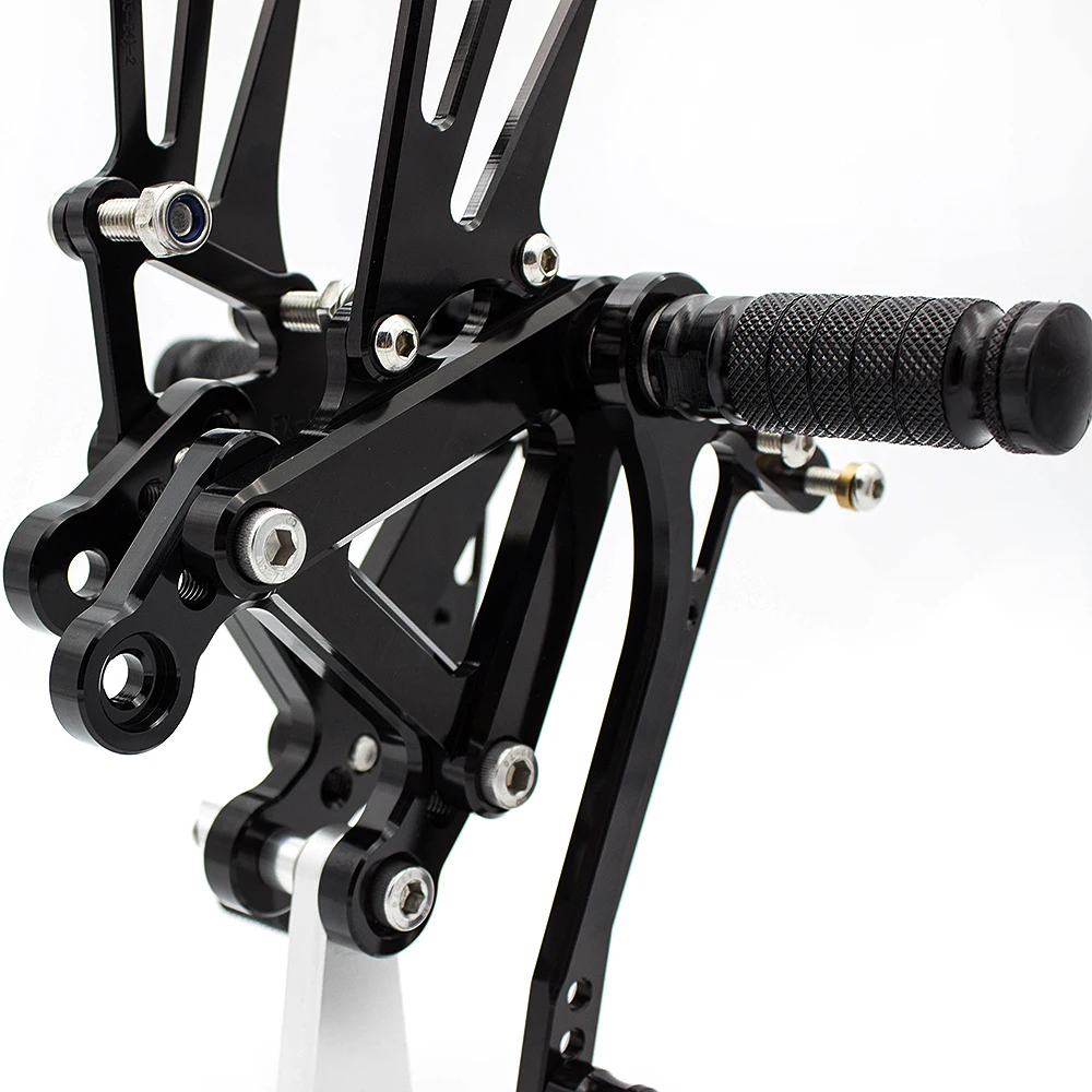 CNC Motorcycle Rearset Footpeg Footrest Foot Peg Platforms Fit For Kawasaki Ninja ZX6R ZX636 ZX-6R ZX-636 ZX 6R 636 2003-2004 view 5