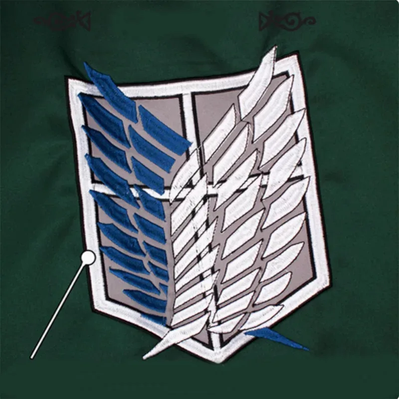 

Аниме Атака Плащ Shingeki No Kyojin Scouting Legion Косплей Костюм Зеленая накидка Фантазия Хэллоуин Femininaa;k6;8',