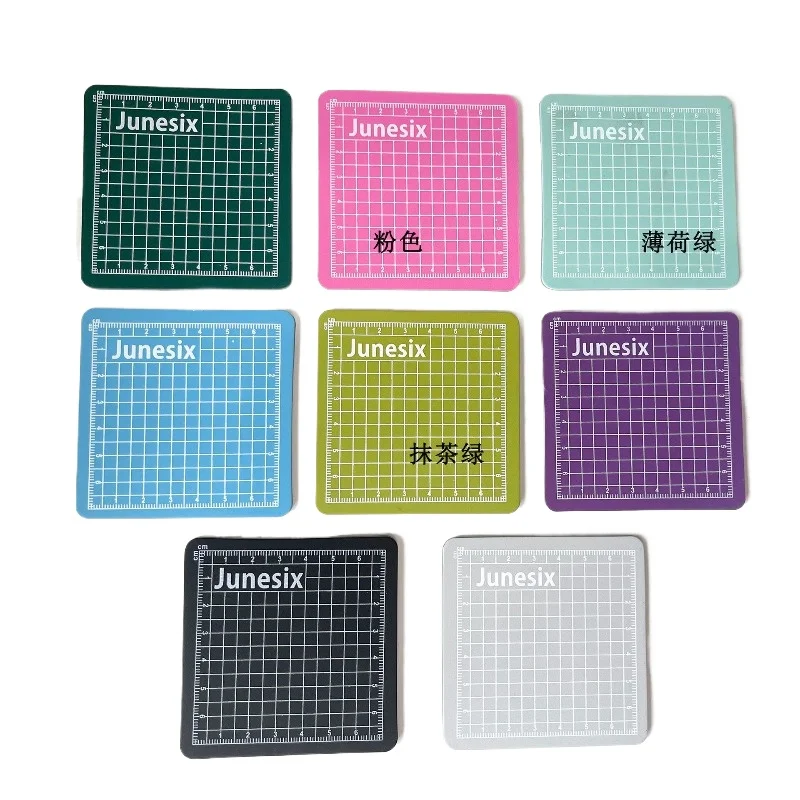 8*8cm Cute Mini Model Cutting Pad Creative DIY Multipurpose Engraving Edition Paper Cutting Rail Cutting Tool