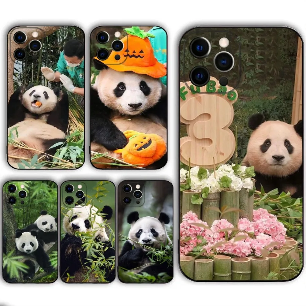 Fubao-S Panda  Phone Case  For IPHONE 15,13,14,12,Mini ,11, Xr, X ,Xs Pro Max 8, 7 Plus Back Cover