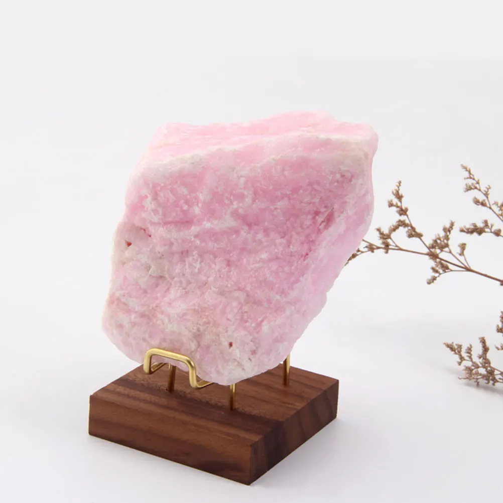 

Display Stand Rack for Rocks Minerals Crystals Sphere Holder Small Lightweight Wood Metal Base Home Office Decor