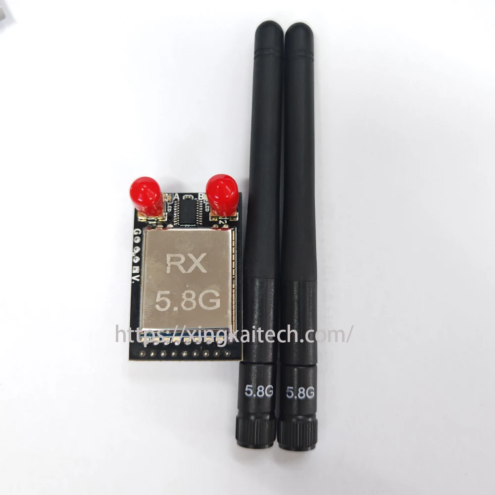 

5.8G VRX Receiver 40CH VRX Video Skyzone/ DJI Goggles Dedicated Dual Antenna Receiver Analog Adapter Module For FPV Drone RC Car