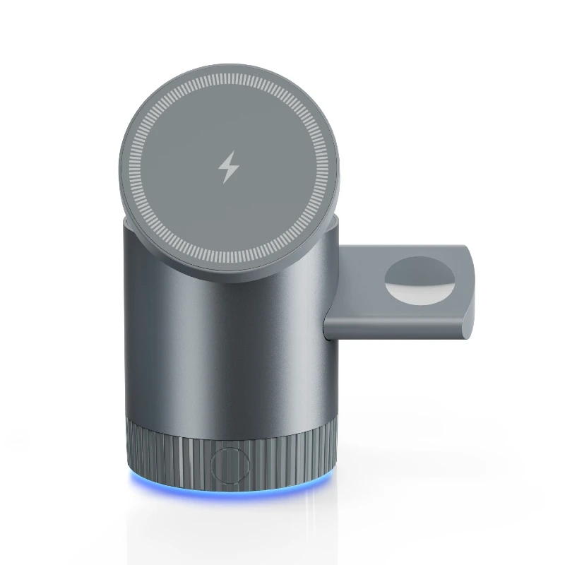 3-in-1 magnetic wireless charger, magnetic wireless charging