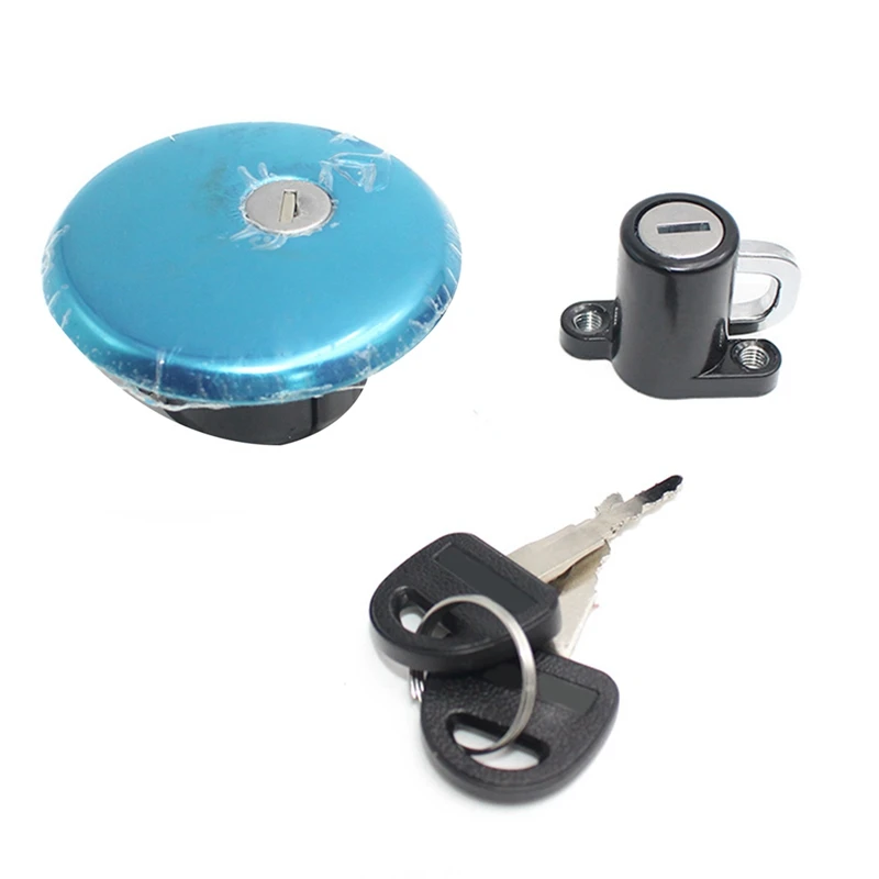 Motorcycle Ignition Switch Lock Seat Lock GAS Fuel Tunk Cap Lock With Key Set For Suzuki GN250 Motorcycle Accessories