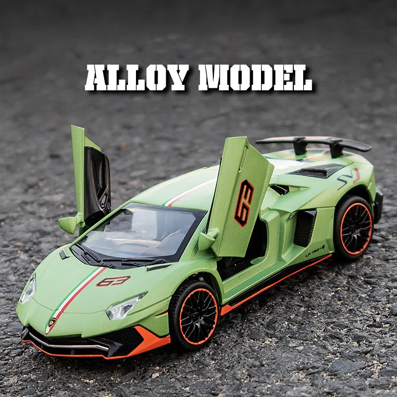 

1:32 LP780 Alloy Model Toy, Simulated Sound And Light, Strong Return Force, Multiple Door Openings, The Best Birthday Gift