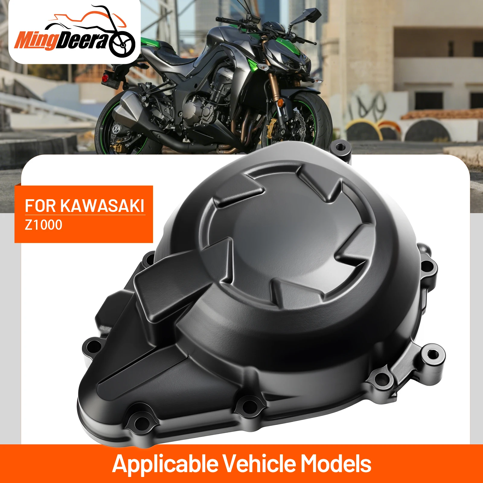 

Подходит для мотоцикла Kawasaki Z1000 2011-2016 гг., крышка статора двигателя, крышка картера, левая защита статора стартера.