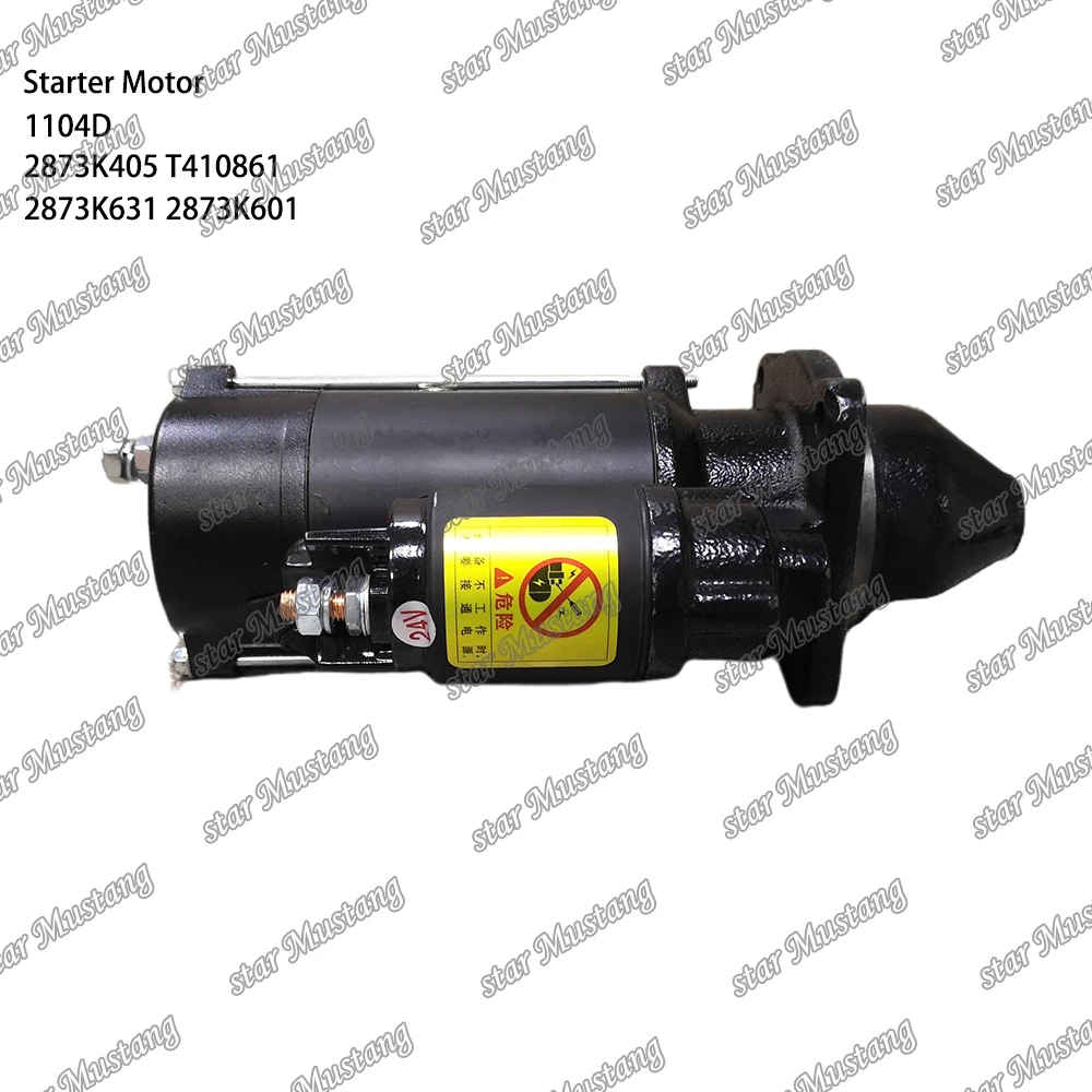 1104D Starter Motor 2873K405 T410861 2873K631 2873K601 Suitable For Perkins Engine Parts