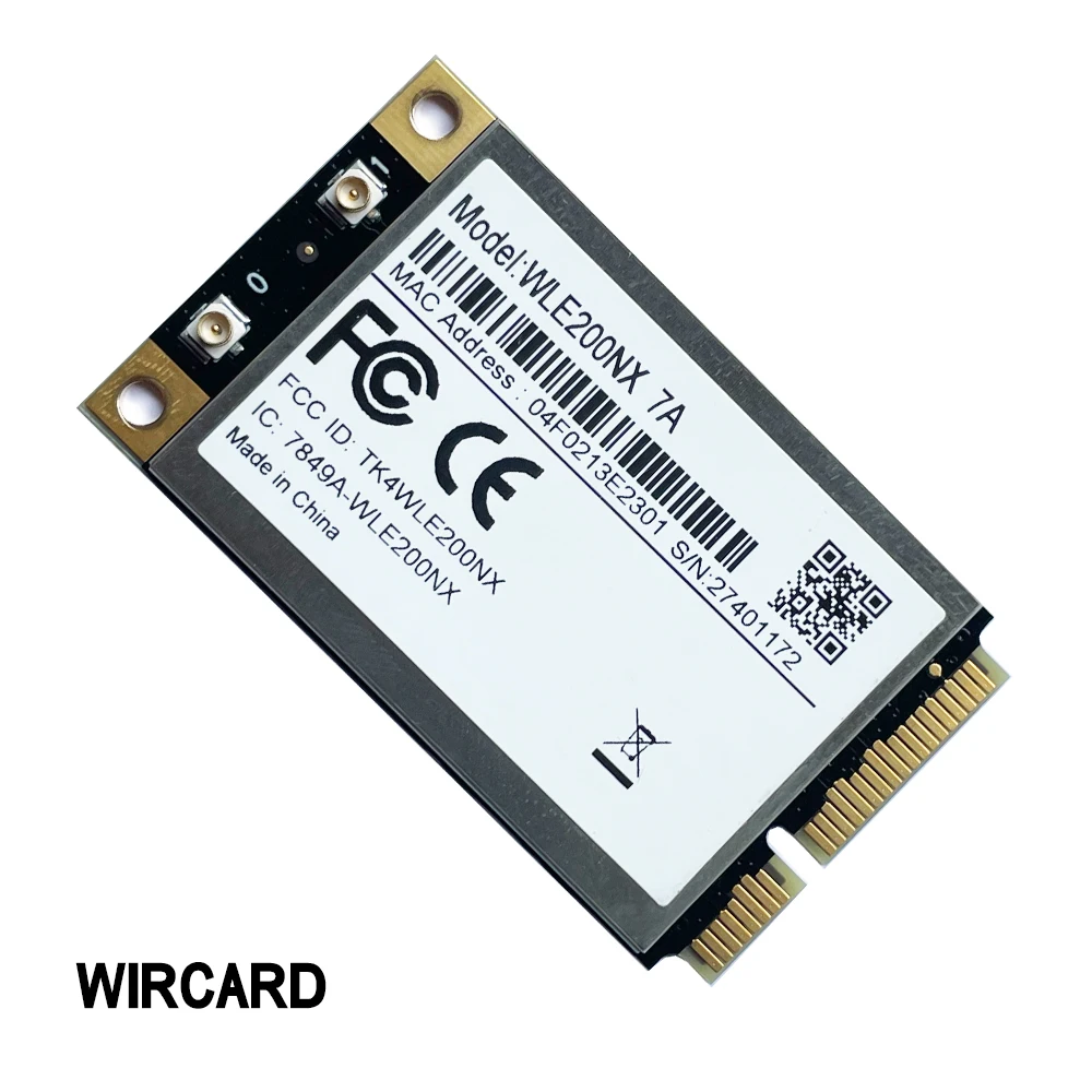 WIRCARD WLE200NX full-size mini PCI-E AR9280  Dual Band 2.4G/5G WIFI Module Wireless Network Adapter Atheros XB92