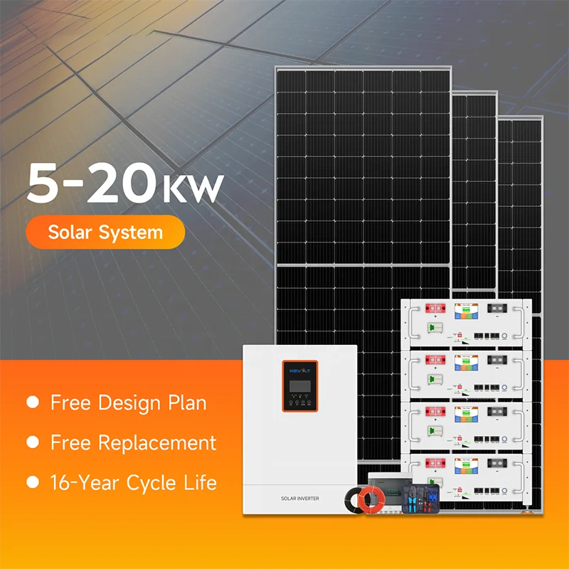 Complete Solar Panel Kit 3KW 5KW 8KW 10KW 15KW 20KW Hybrid Off-Grid Solar System with LiFePO4 Battery Energy Storage for Home