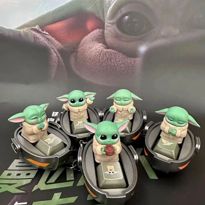 

Miniso Star Wars Surprise Blind Box Keycap Stress Relief Figurine Decorative Mechanical Keyboard Adult Collectible Gift Toy