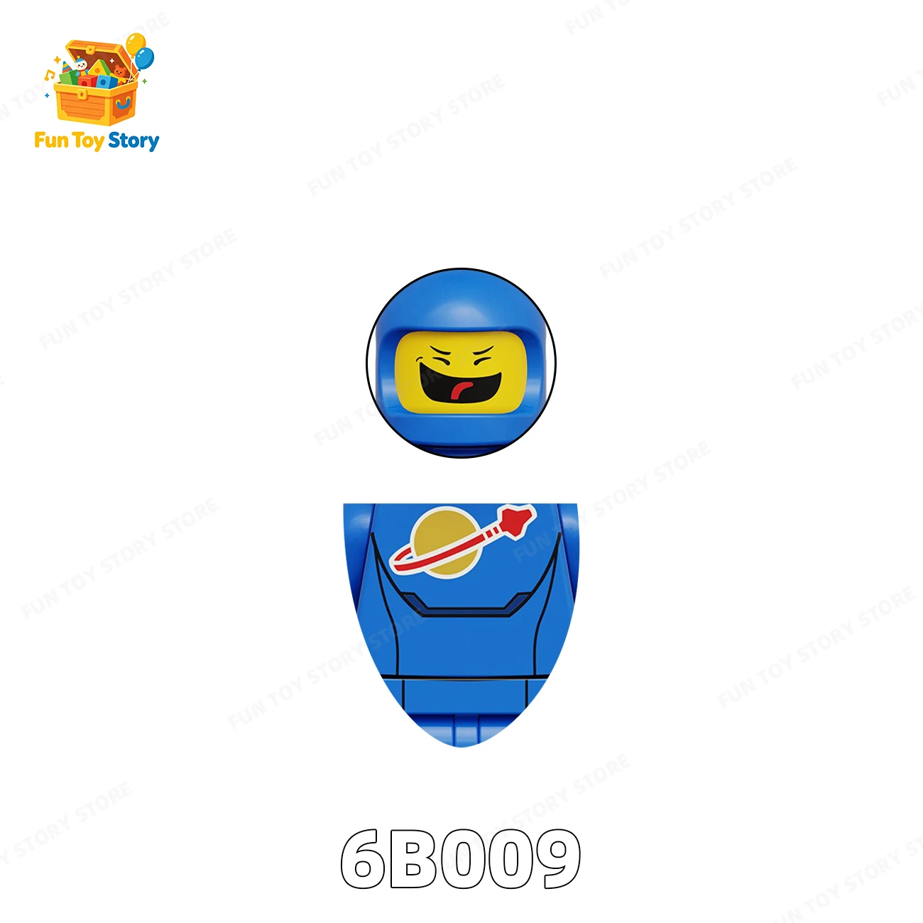 6B003-6B010, Retro-Klassiker Weltraum-Astronaut, zusammengebaute Blockpuppe, Sammlerstück, Puzzle-Spielzeug, kleines Geschenk – Detail 9