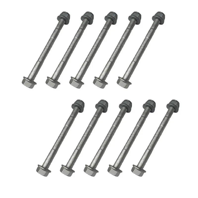 

X39A-10PCS N10770901 M10x110x24mm Front Suspension Strut Pinch Bolt And Nut For A4 B8 A5 A6 C6 C7 WHT007963 N10272302