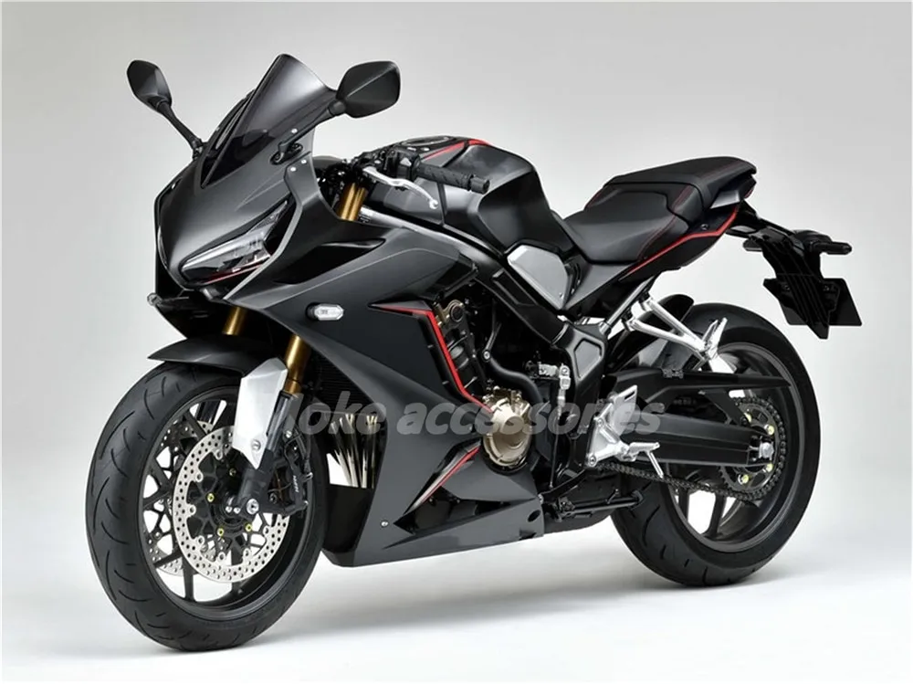 

Moke moto Motorcycle Fairings Kit Fit For CBR650R 2019 2020 2021 Bodywork Set High Quality Abs Injection New Matte Black