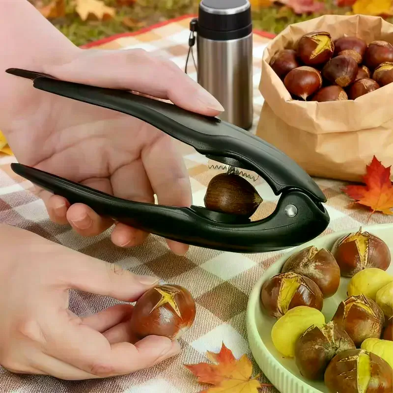 Chestnut Shell Opener With Sharp Serrated Edge Non Slip Grip Perfect For Roasted Chestnut Making