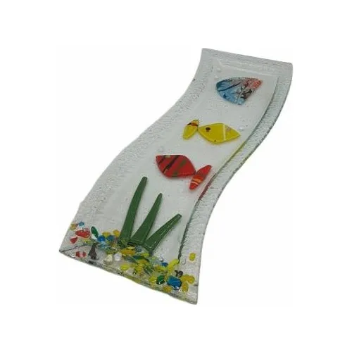 Expert Color Fish Pattern Countertop Glass The Spoon Holder