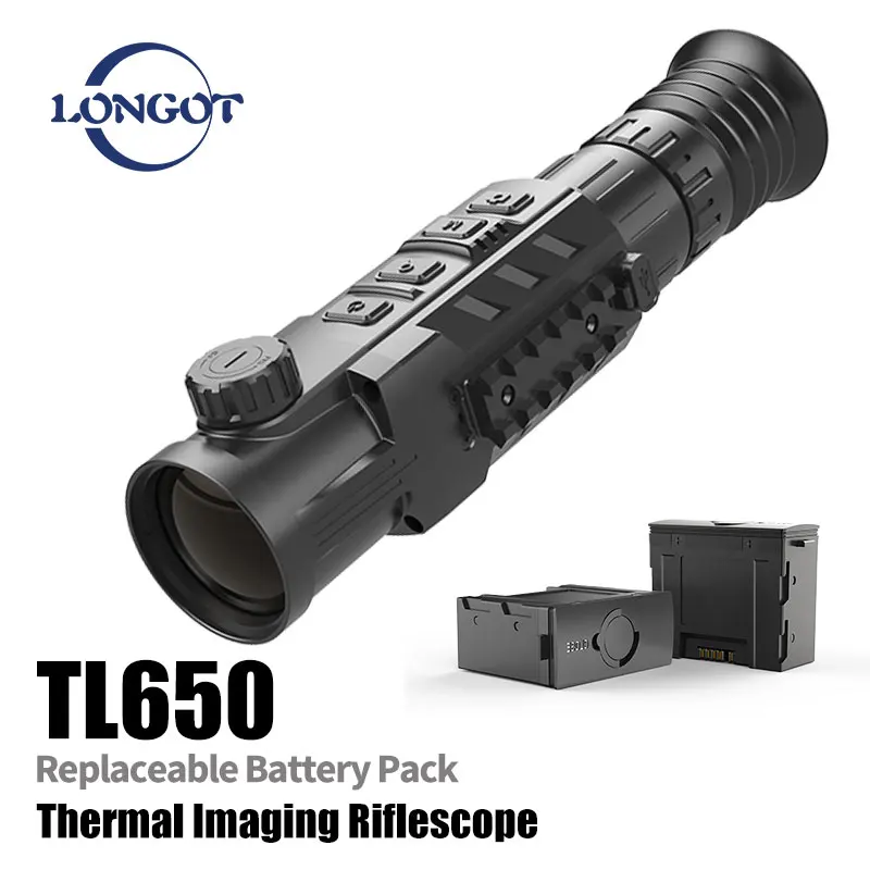 Longot TL650 640 resolution night vision scope monocular thermal sight for hunting thermal scope