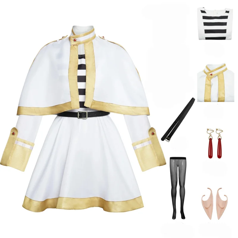 أزياء سوسو نو فريرين التأثيرية، أحذية أنيمي الساحر، فستان قزم الأذن، أزياء الهالوين للنساء والفتيات