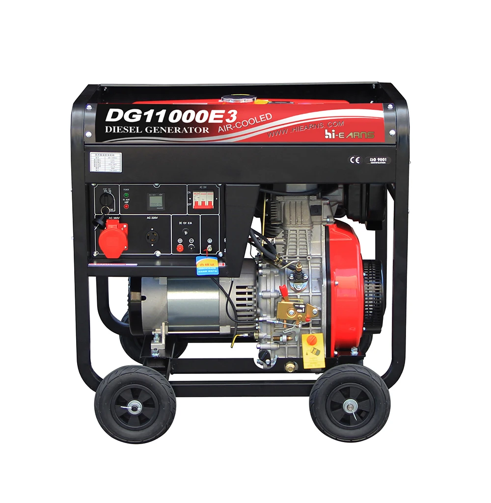 Open type portable 8kw 198 die·sel generator electric