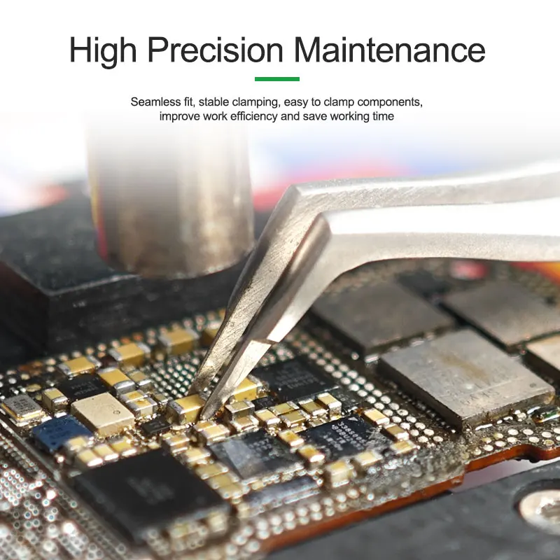 Imagem -04 - Relife-chip Tinning Posicionamento Pinça para Pcb Board Circuito Integrado Pins Pequenos Dispositivos Pinça de Reparação Acessórios St20l