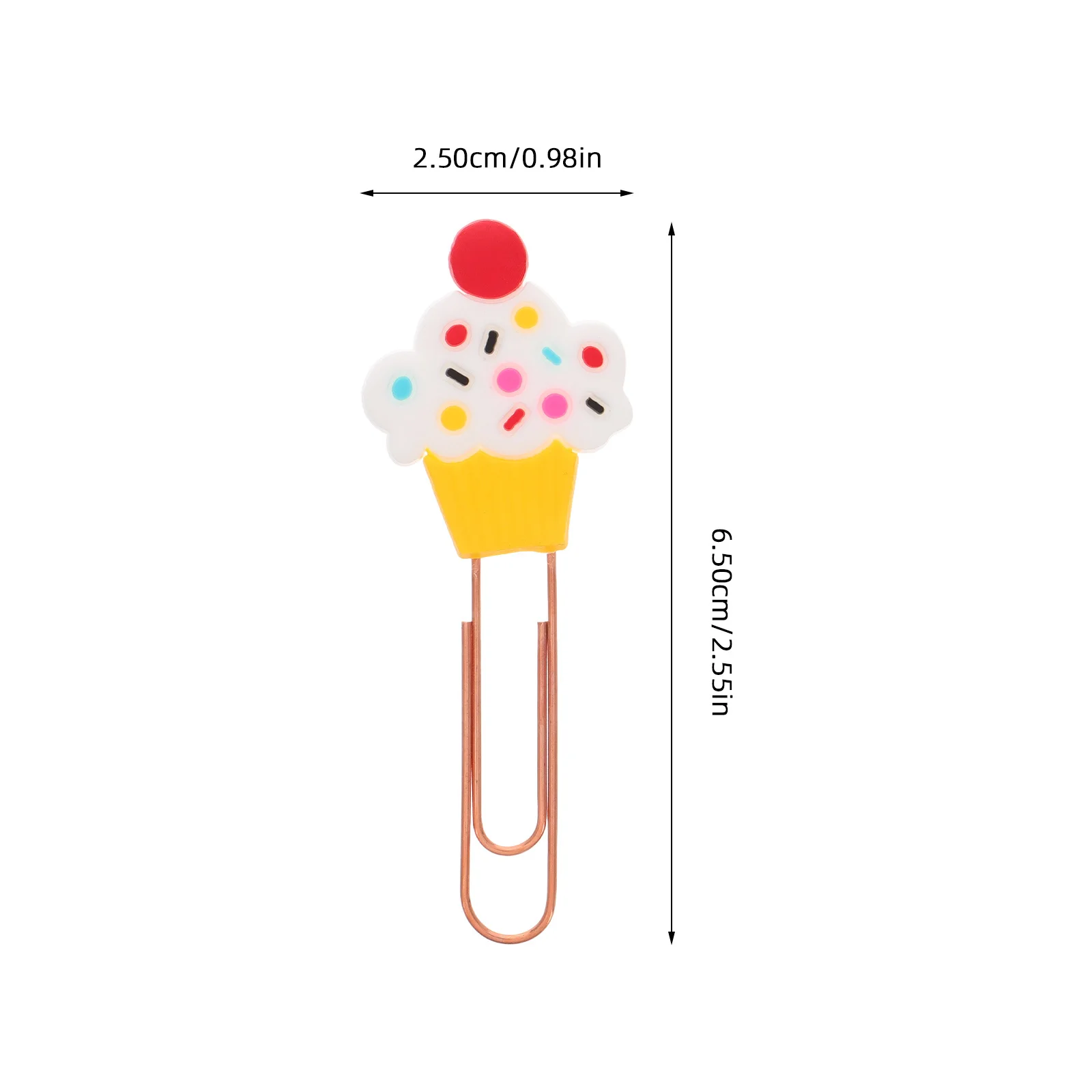 20 قطعة دبابيس ورق كعكة لطيف الكرتون دبابيس ورق الزخرفية المرجعية وثيقة كليب مكتب دراسة اكسسوارات الفاكهة ورقة الإشارات المرجعية #3