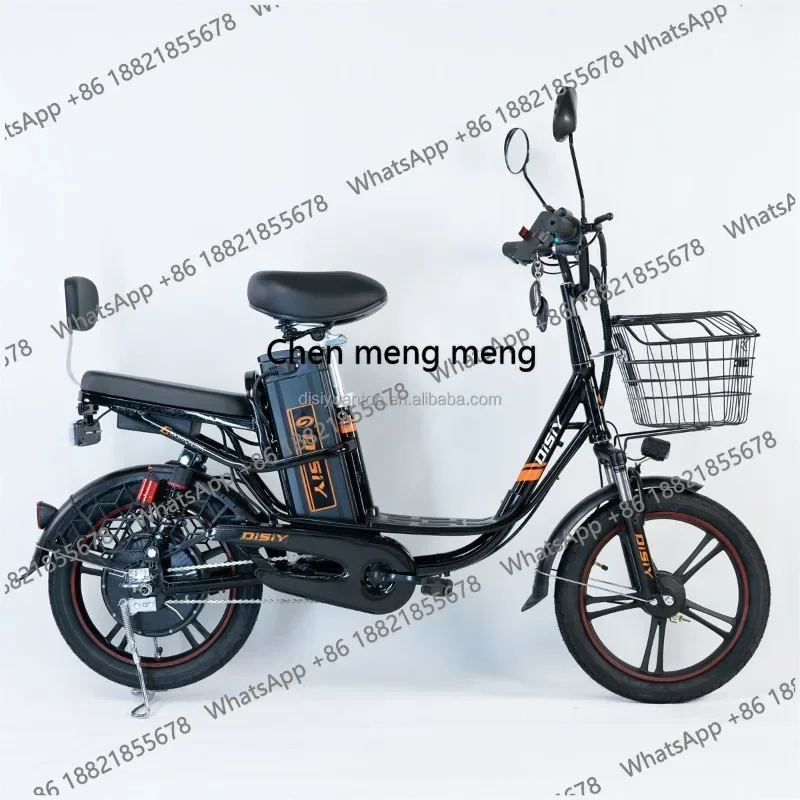 

Электрический грузовой велосипед для семьи и доставки еды / Винтажный электровелосипед