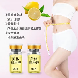 New 10ml Lemon Ampoule Serum For Face and Body Lipolytic V Line Slimming Beauty Skin Care