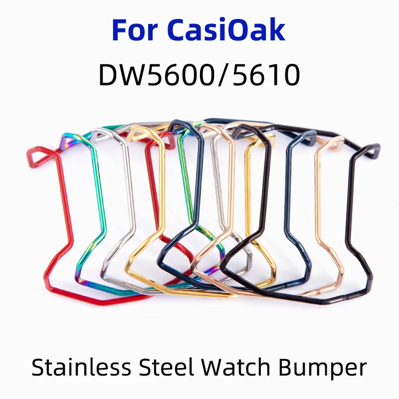 Stainless Steel Watch Bumper for Casio DW5600 GW-M5610 GW-B5600 Anti-collision Dial Protector metal Bezel Watch Accessories