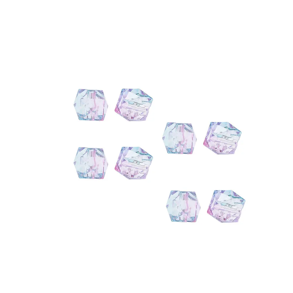 

Two-color Acrylic Beads for Jewelry Making Necklace Bracelet Earrings DIY Transparent Accessories Durable Material