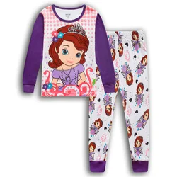 Disney Princess Sofia Elsa Frozen New Boys pigiama Totoro Kid pigiama Girl Sleepwear Toddler Ensemble Pijama Menino Set di abbigliamento