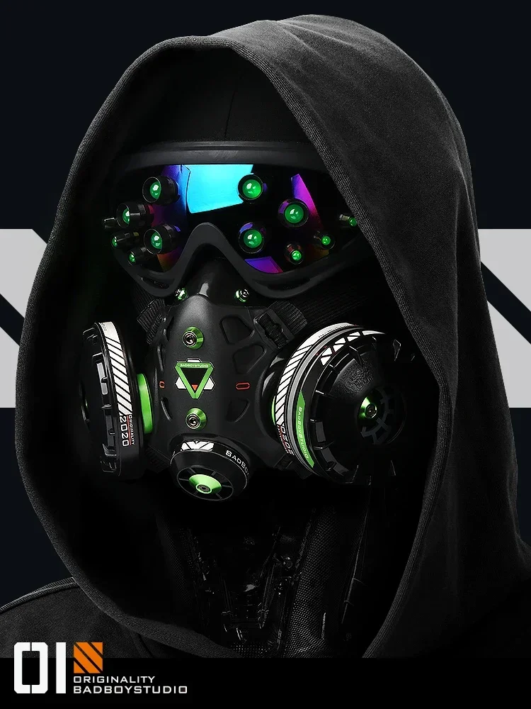 NUEVO en stock Cyberpunk Mask Battle 03 Máscara de gas Cos Ciencia ficción Máquinas de accesorios de cine y televisión